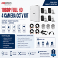 Hikvision 4 Camera CCTV System – 1080P (Full HD) + Installation